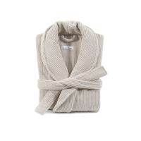Халат unisex Lotus Home - Bold New Microcotton beige махровий 2XL