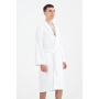 Халат махровый unisex Lotus Home - Basic Line white XL