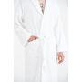 Халат махровый unisex Lotus Home - Basic Line white XL