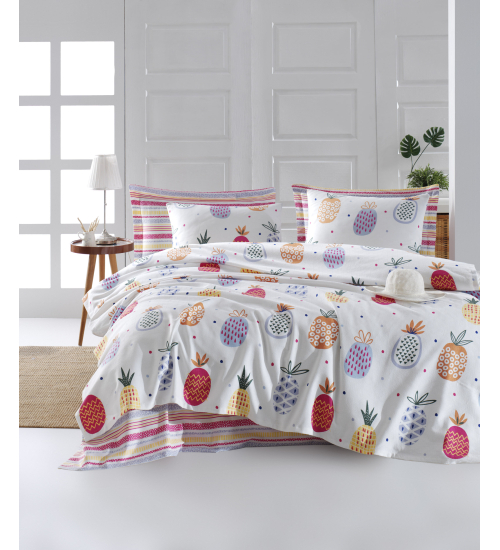Покрывало пике Lotus Home Perfect - Pottik белый 160*235