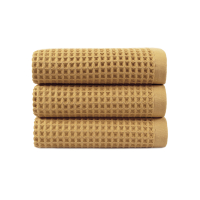 Полотенце Lotus Home - Waffle mustard горчичный 70*140