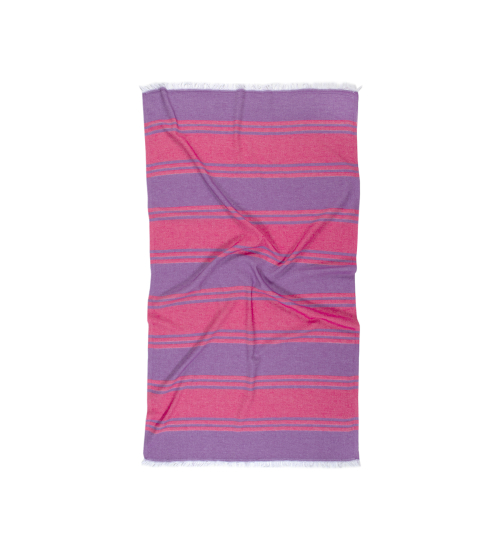 Рушник Lotus Home Pestemal - Capri 90*160 purple фіолетовий