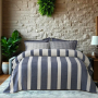 Плед Lotus Home - Infinity Stripe сірий 200*220