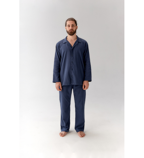 Пижама мужская Lotus Home - Porta синий M