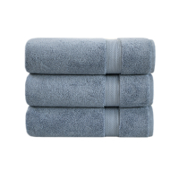 Рушник махровий Lotus Home - Grand soft twist denim денім 90*150