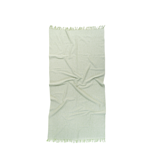 Рушник Lotus Home Pestemal - Argosa stripe 85*175 green зелений