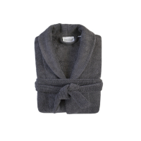 Халат махровый unisex Lotus Home - Basic Line antrasit L