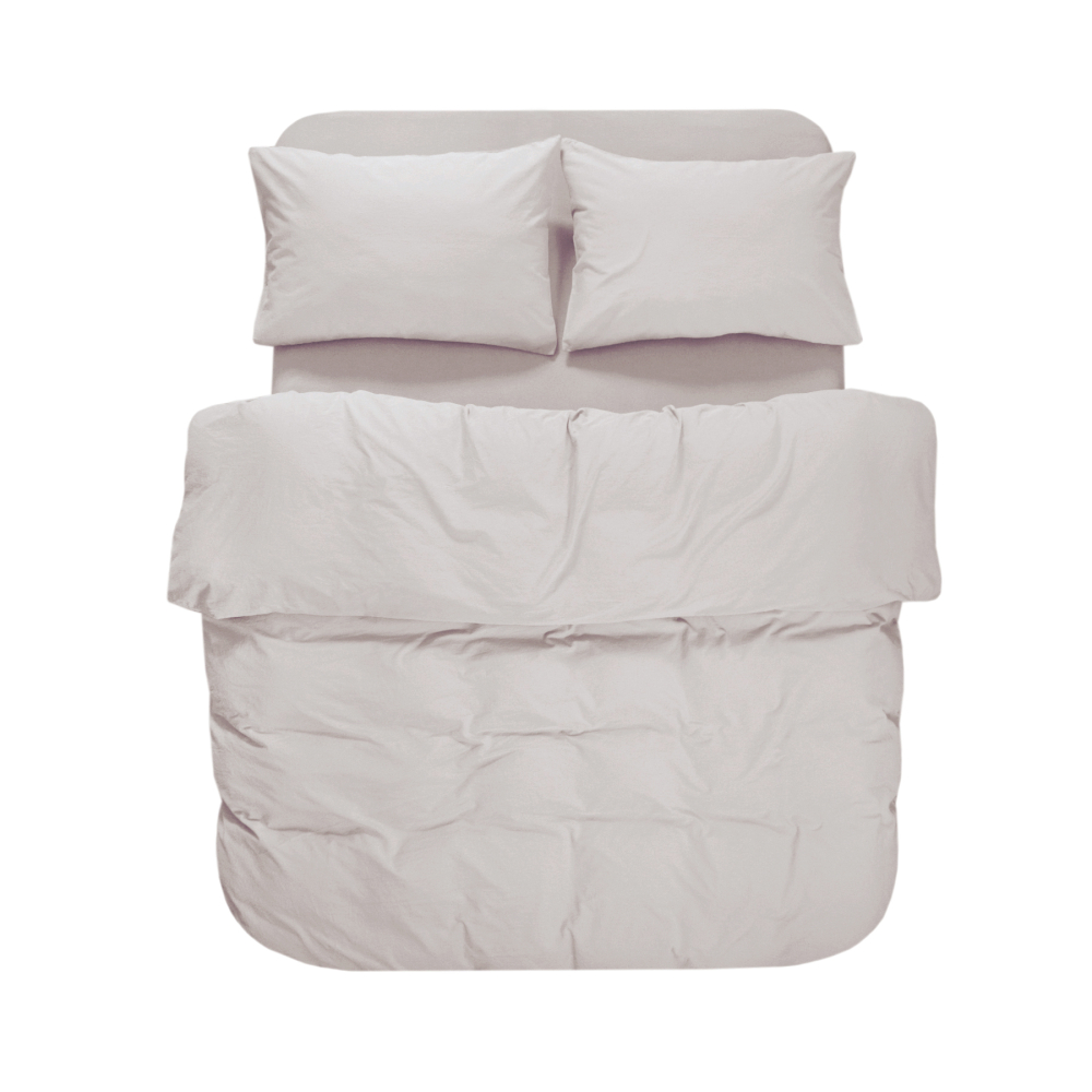 Постільна білизна Lotus Home Washed cotton - Kansas бежевий євро