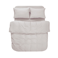 Постільна білизна Lotus Home Washed cotton - Kansas бежевий євро