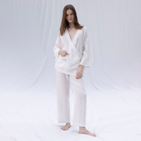 Домашняя одежда Penelope - Serli kruvaze kimono kisa beyaz белый S-M