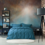 Постельное белье сатин Lotus Home - Dakota Modern синий евро