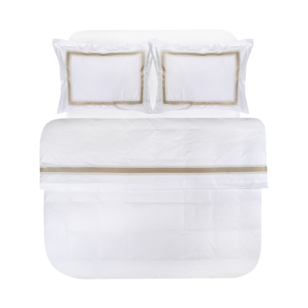 Пододеяльник с наволочками Penelope - Harmony beige бежевый 240*220+50*70 (2)