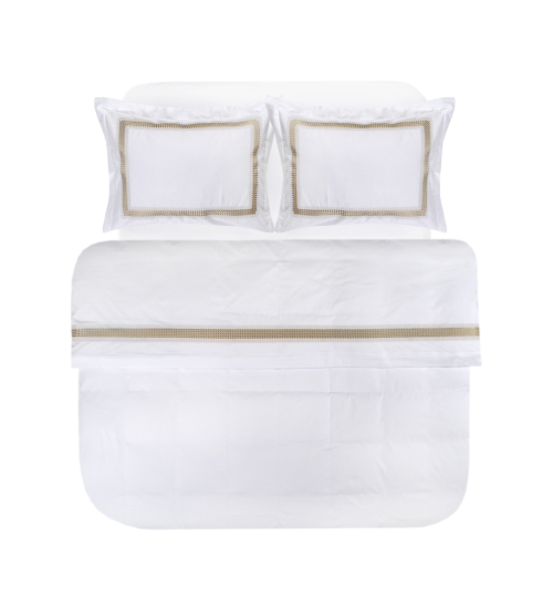 Пододеяльник с наволочками Penelope - Harmony beige бежевый 240*220+50*70 (2)