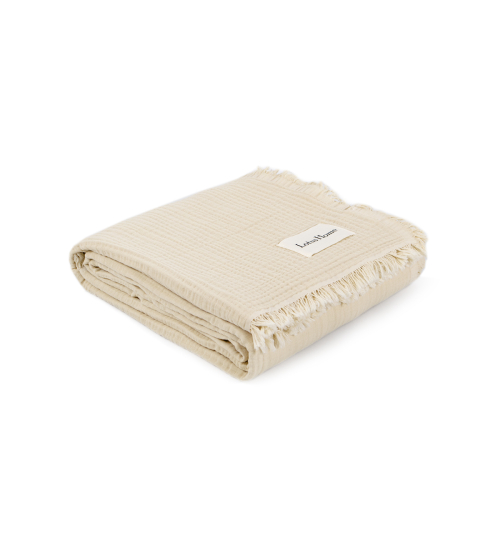 Покрывало Lotus Home - Napa muslin beige 200*220
