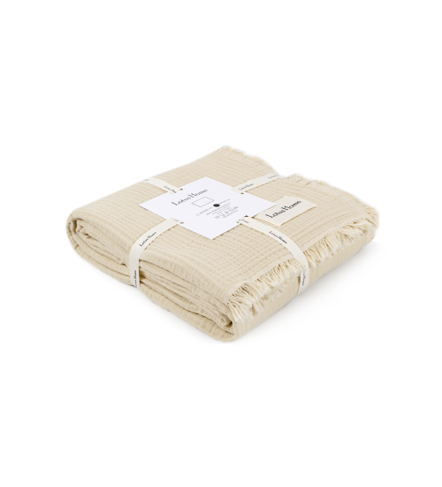 Покрывало Lotus Home - Napa muslin beige 200*220
