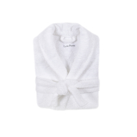Халат махровий unisex Lotus Home - Basic Soft білий 2XL