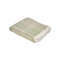 Покрывало Lotus Home - Checked Caledonia мятный 190*225
