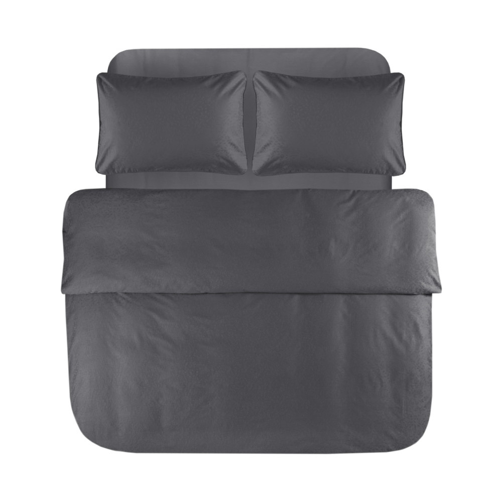 Підковдра з наволочками Penelope - Plume anthracite антрацит 200*220+50*70 (2)