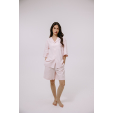Піжама unisex Lotus Home - City Shorts рожевий S
