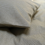 Постельное белье Lotus Home - Premium Percale Stripe хаки евро