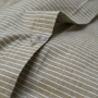 Постельное белье Lotus Home - Premium Percale Stripe хаки евро
