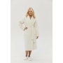 Халат unisex Lotus Home - Bold New Microcotton off white махровий L