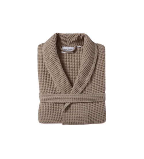 Халат Lotus Home - Waffle kahve XL