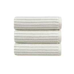 Рушник Lotus Home Готель Premium - Microcotton Stripe Ecru-Sage 70*140 550 г/м²