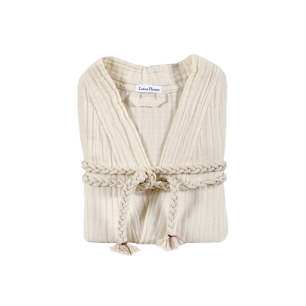 Халат Lotus Home - Nitra muslin beige L/XL