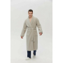 Халат unisex Lotus Home - Bold New Microcotton beige махровий L