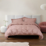 Постельное белье сатин Lotus Home - Dakota Modern пудровый евро