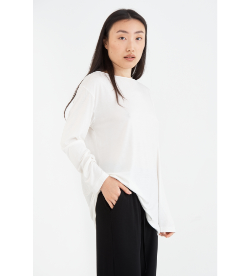 Домашняя одежда футболка long sleeve Penelope - Baily ecru молочный XL