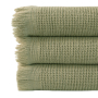 Набор полотенец Lotus Home - Rius olive оливковый 30*50 (3 шт.)