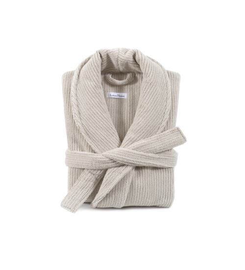 Халат unisex Lotus Home - Bold New beige махровий M