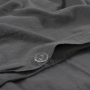 Постельное белье Lotus Home Washed cotton - Kansas антрацит евро