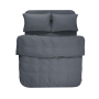 Постільна білизна Lotus Home Washed cotton - Kansas антрацит євро