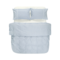 Постельное белье Lotus Home - Premium Percale Stripe голубой евро