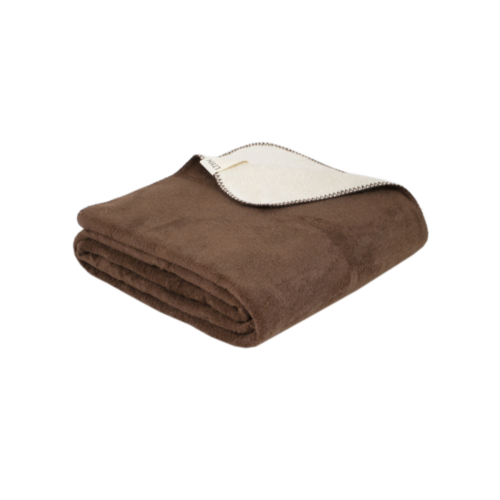 Плед Lotus Home - Infinity коричневий 200*220
