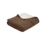 Плед Lotus Home - Infinity коричневий 200*220