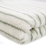 Рушник Lotus Home Готель Premium - Microcotton Stripe Ecru-Sage 90*150 550 г/м²