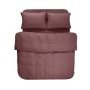 Постельное белье Lotus Home Washed cotton - Kansas бургунди евро