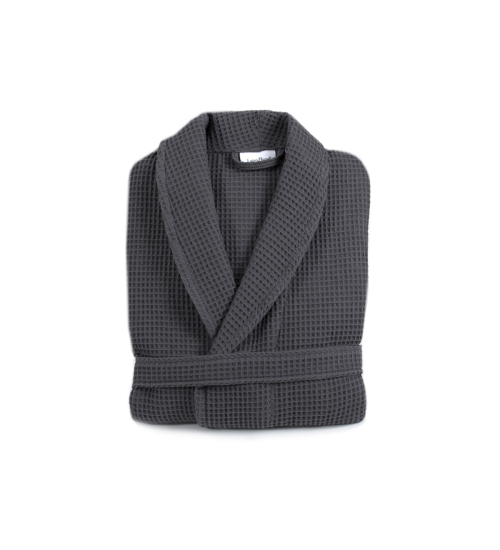 Халат Lotus Home - Waffle antrasit 4XL