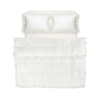 Постельное белье Lotus Home Washed cotton - Kansas fly молочный евро