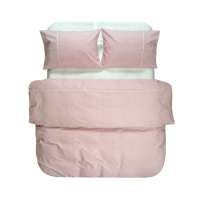 Постельное белье Lotus Home - Premium Percale Stripe розовый евро