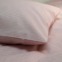 Постельное белье Lotus Home - Premium Percale Stripe розовый евро