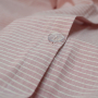 Постельное белье Lotus Home - Premium Percale Stripe розовый евро