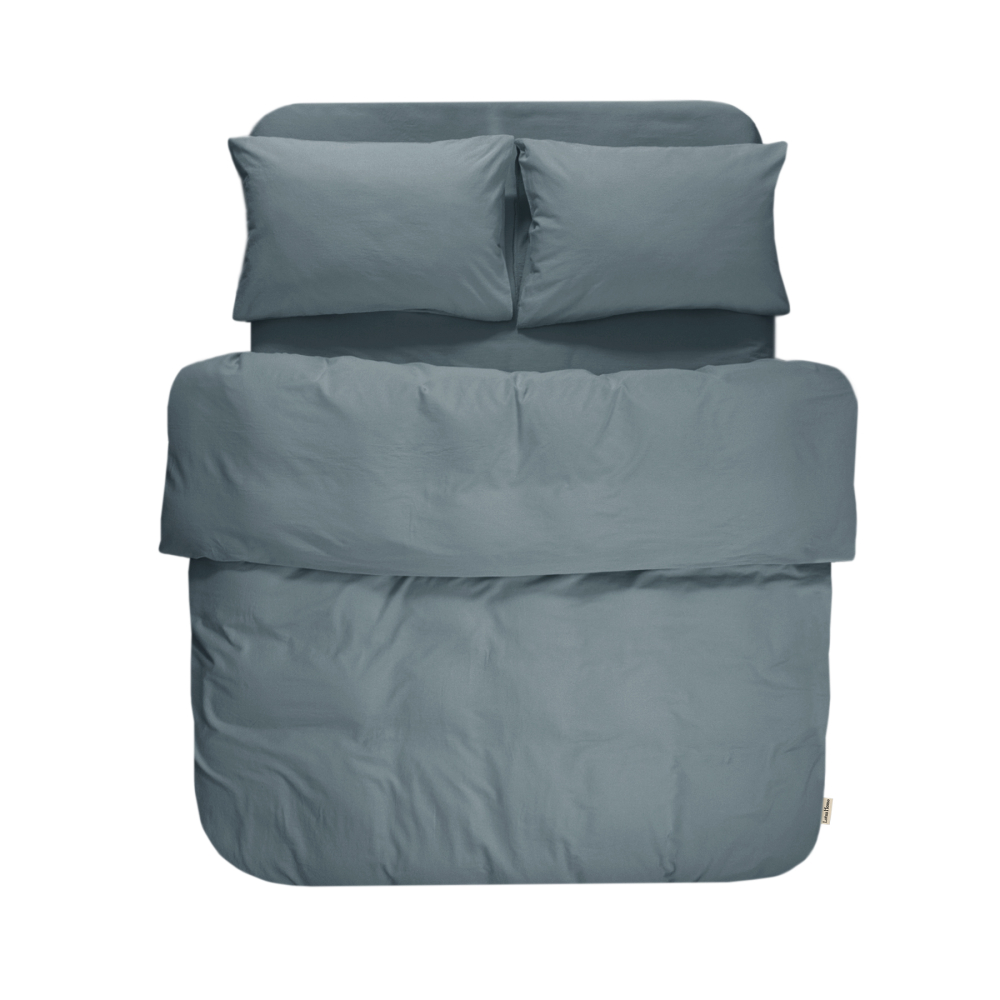Постельное белье Lotus Home Washed cotton - Kansas деним евро