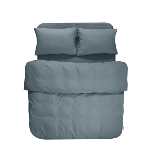 Постельное белье Lotus Home Washed cotton - Kansas деним евро