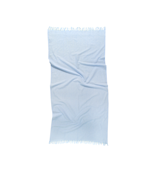Рушник Lotus Home Pestemal - Argosa stripe 85*175 light-blue блакитний