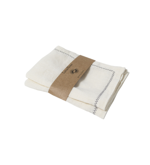 Набор столовых салфеток со льна Lotus Home - Benna off white 35*50 (2 шт)